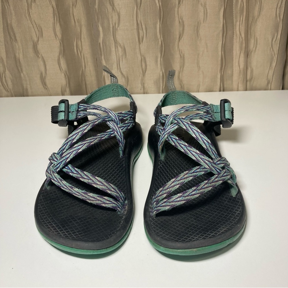 Chaco Youth 2 ZX/1 EcoTread Hiking Water Sport Sandals Double Strap Trail